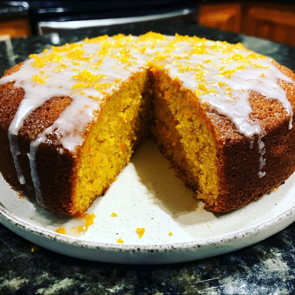 Karottenkuchen Mit Orangen Saft