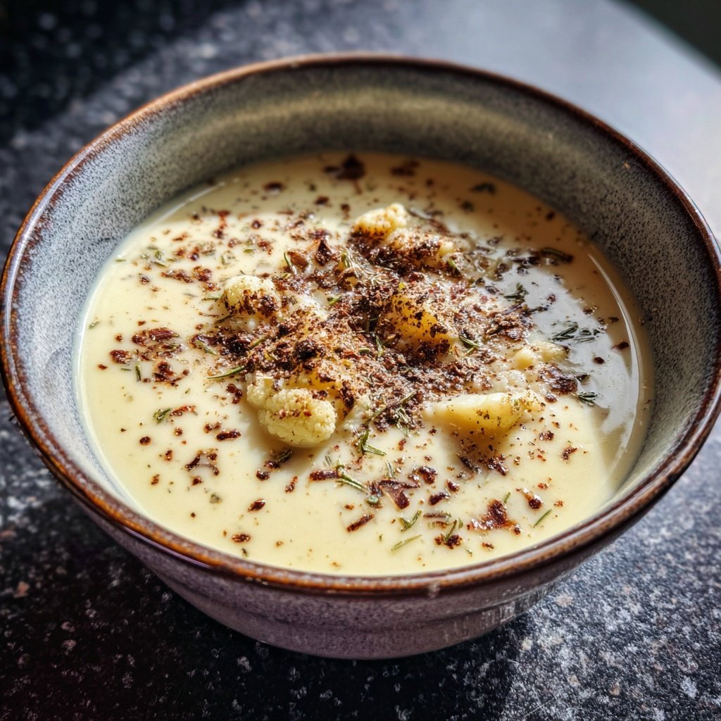 Blumenkohl Suppe Mit Muskat