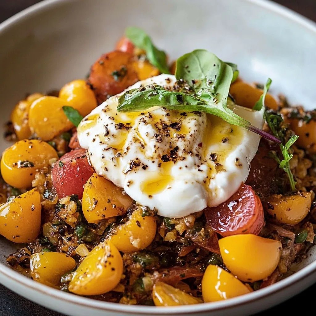 Burrata Rezept für die Herbst- und Wintersaison
