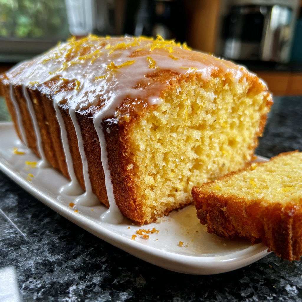 Zitronenkuchen mit Orangen-Zitronen-Mix
