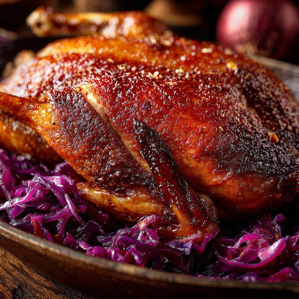 Saisonal & Festlich Weihnachtsgans mit Rotkohl