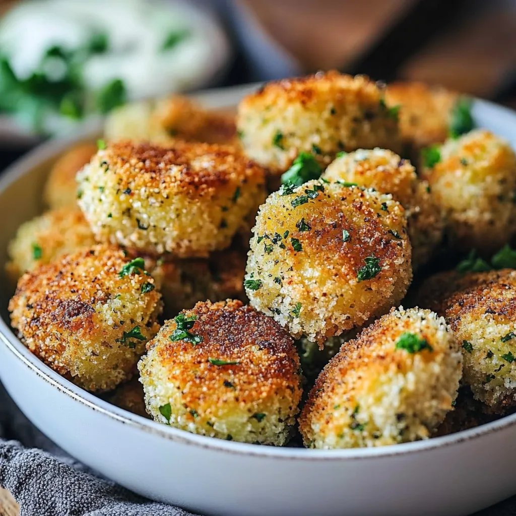 Knusprige Brokkoli-Käse-Nuggets