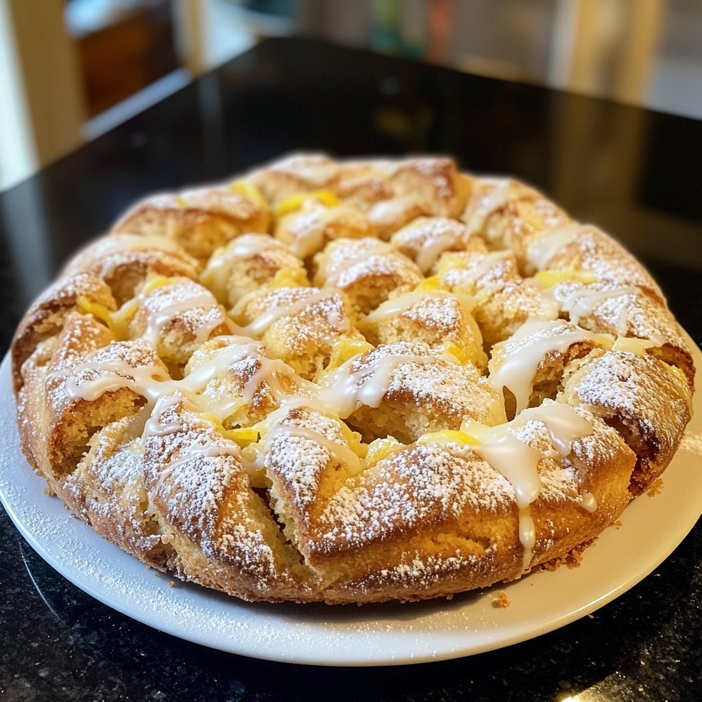 Zitronenkuchen mit Grieß