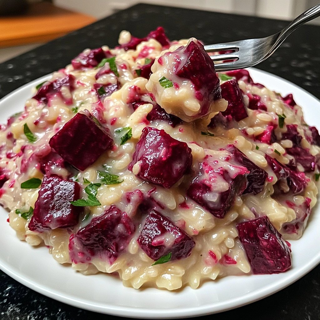 Risotto mit Roter Bete