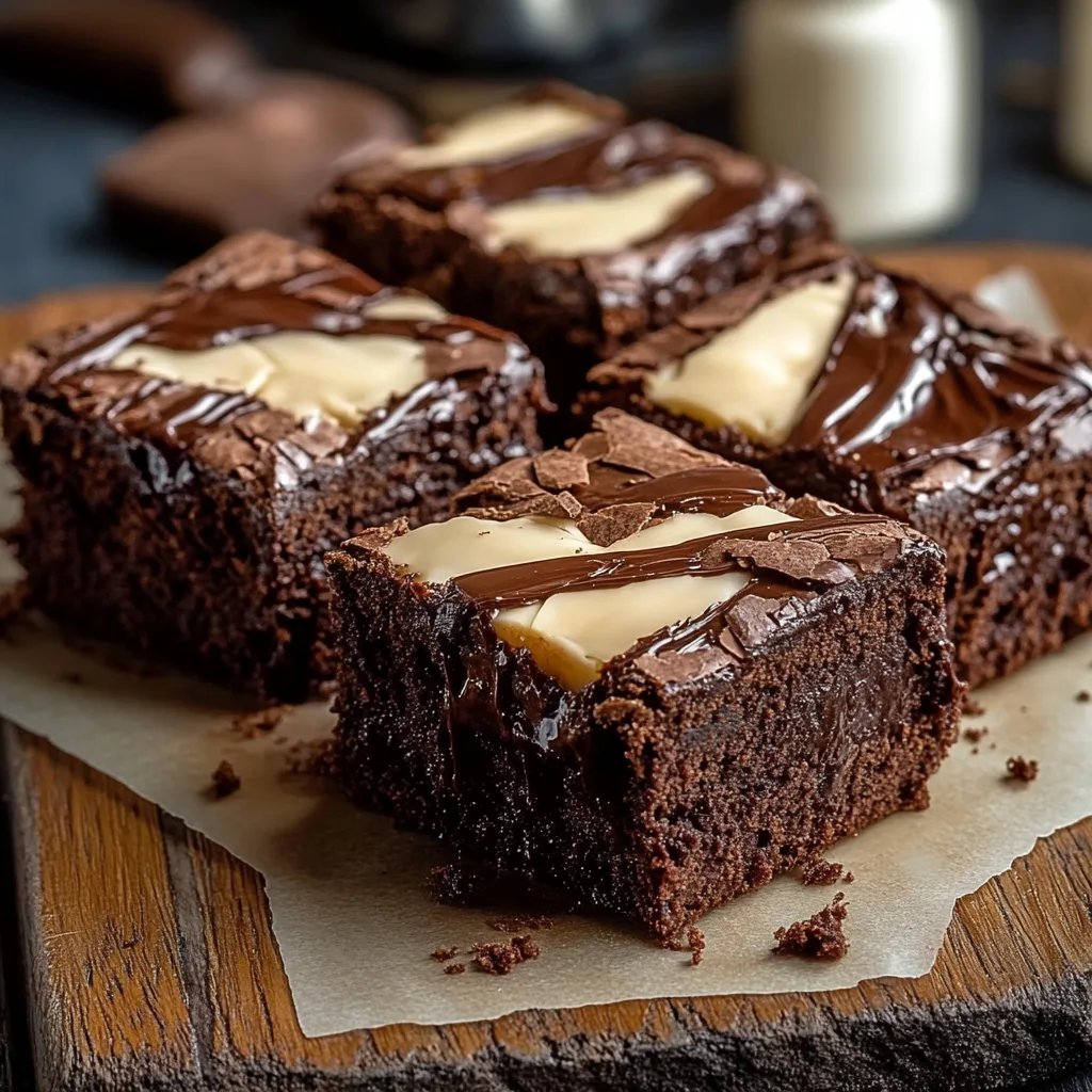Frischkäse-Brownies