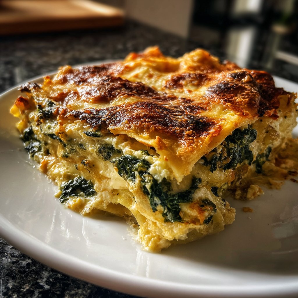 Lasagne mit Spinat und Ricotta