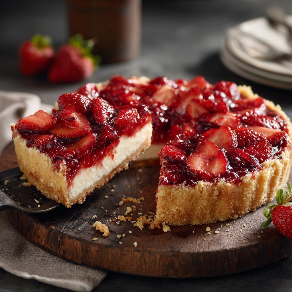 Erdbeerkuchen Mit Beerenmix