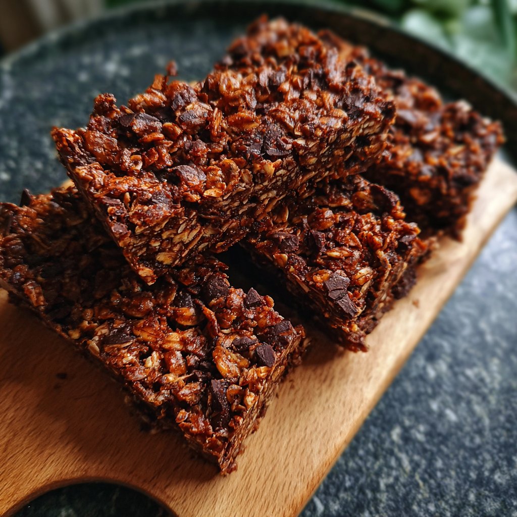 Zuckerfreie Snacks mit Hafer und Kakao