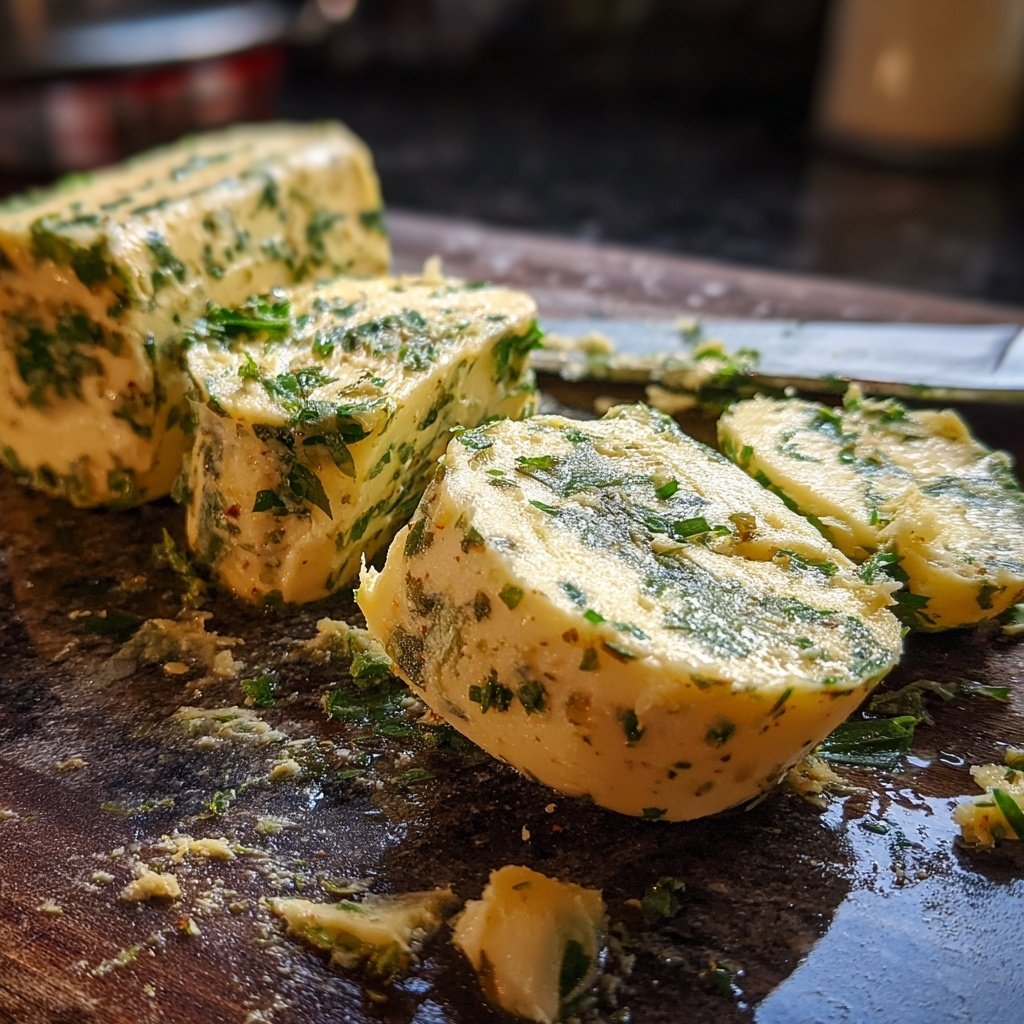 Kräuterbutter Mit Knoblauch Und Kräutern