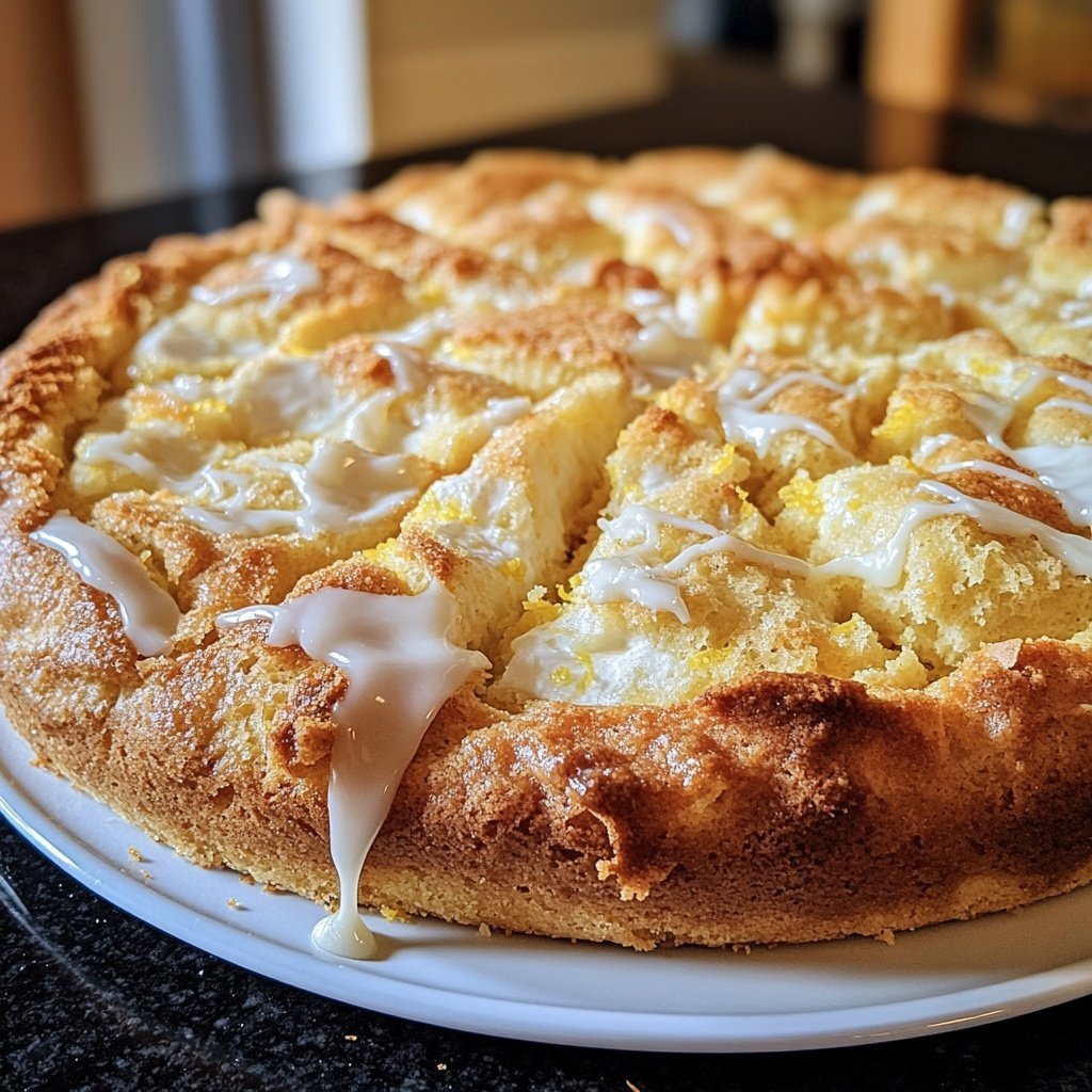 Zitronenkuchen mit Quark