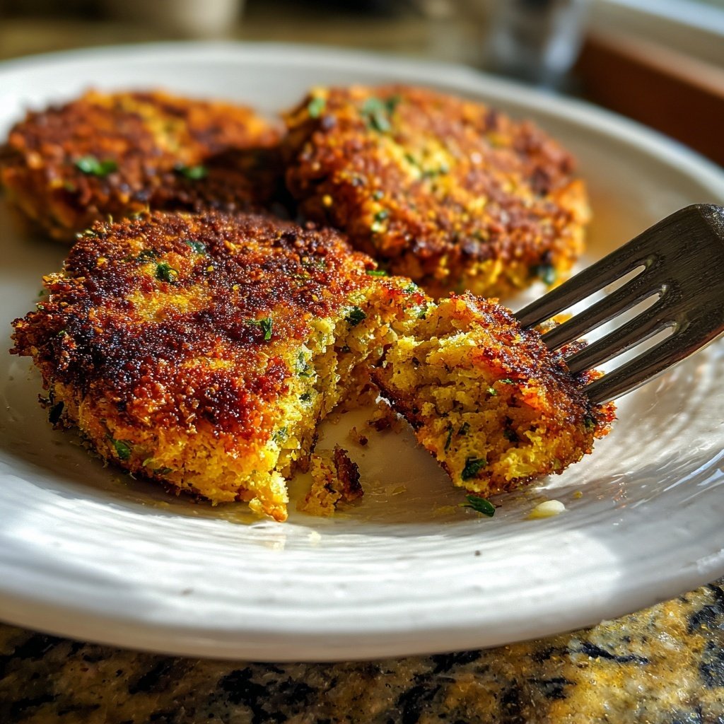 Gemüsefrikadellen mit Haferflocken