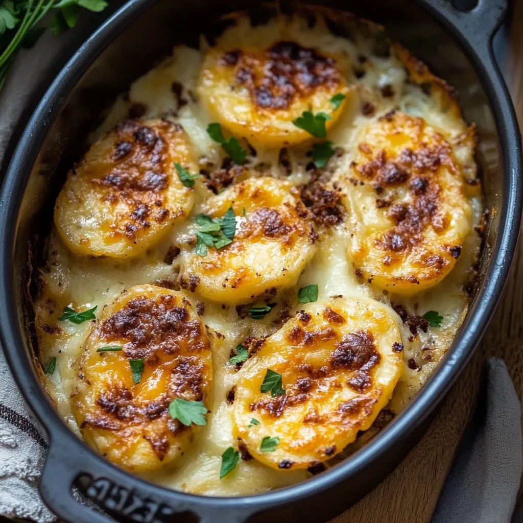 Gebackene Käse-Kartoffeln: Einfach & Lecker aus der Heißluftfritteuse!