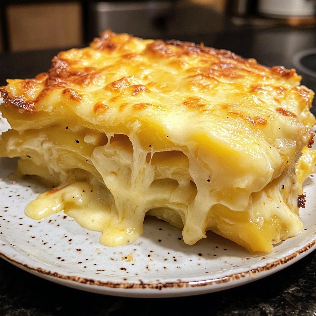 Kartoffelgratin mit Sahne