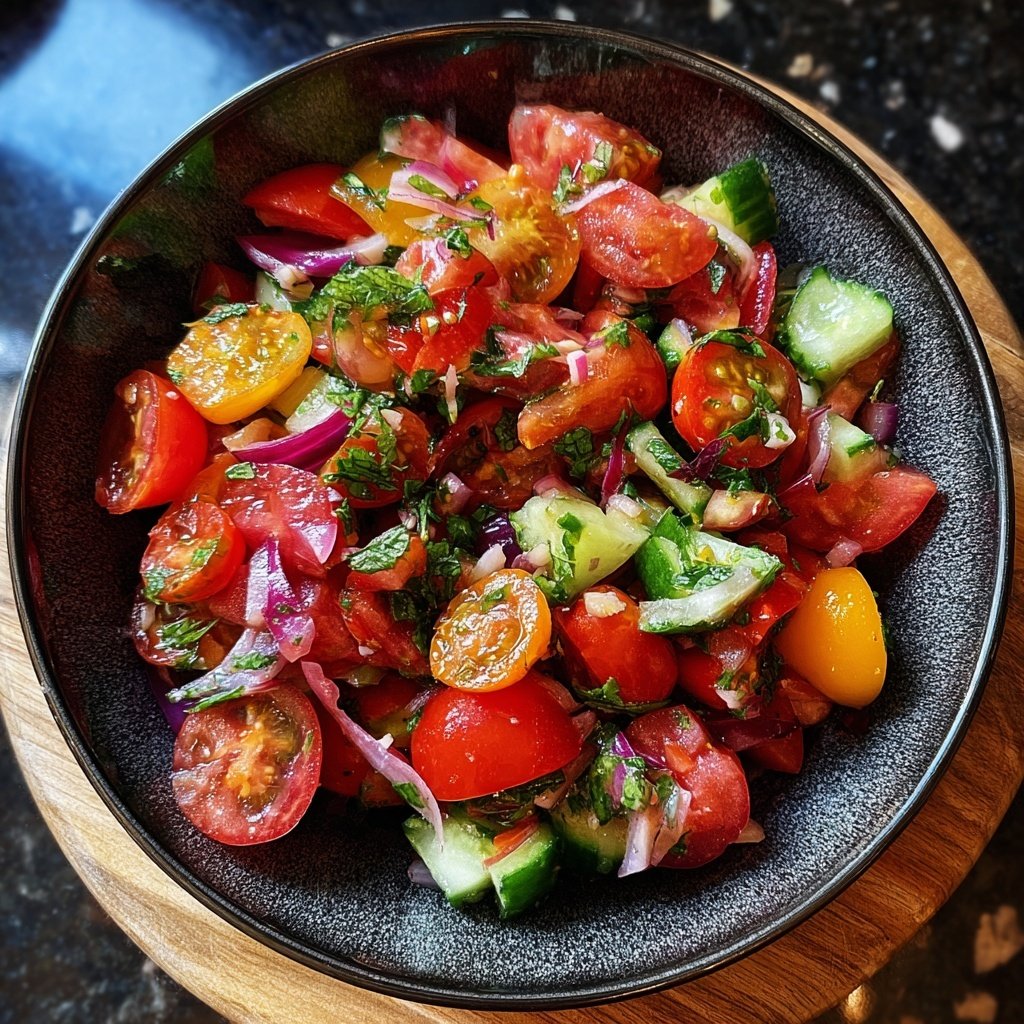 Grill Beilagen Mit Tomaten Salat