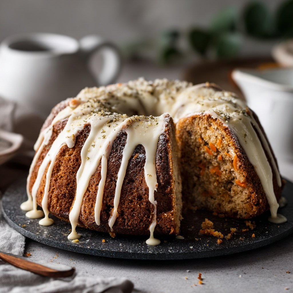 Karottenkuchen Mit Vanille Aroma