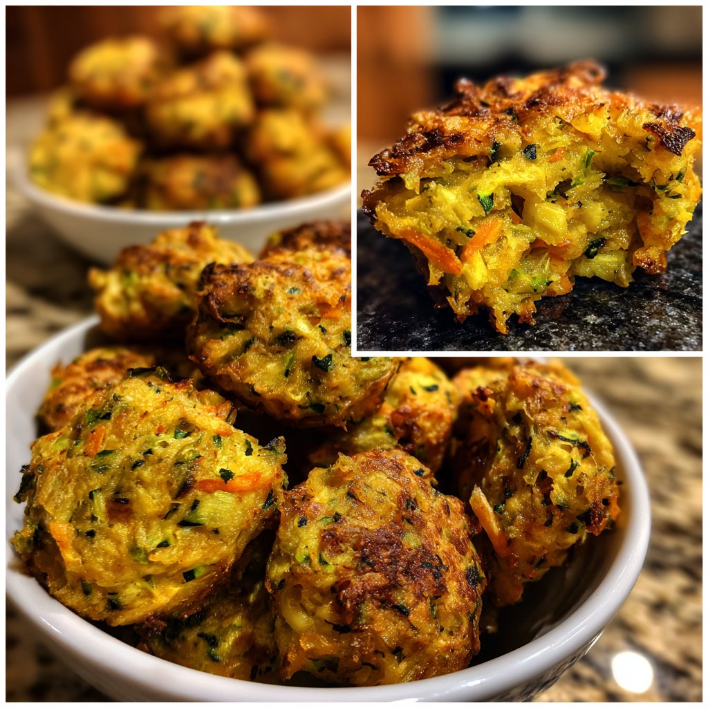 Zucchini-Karotten-Puffer