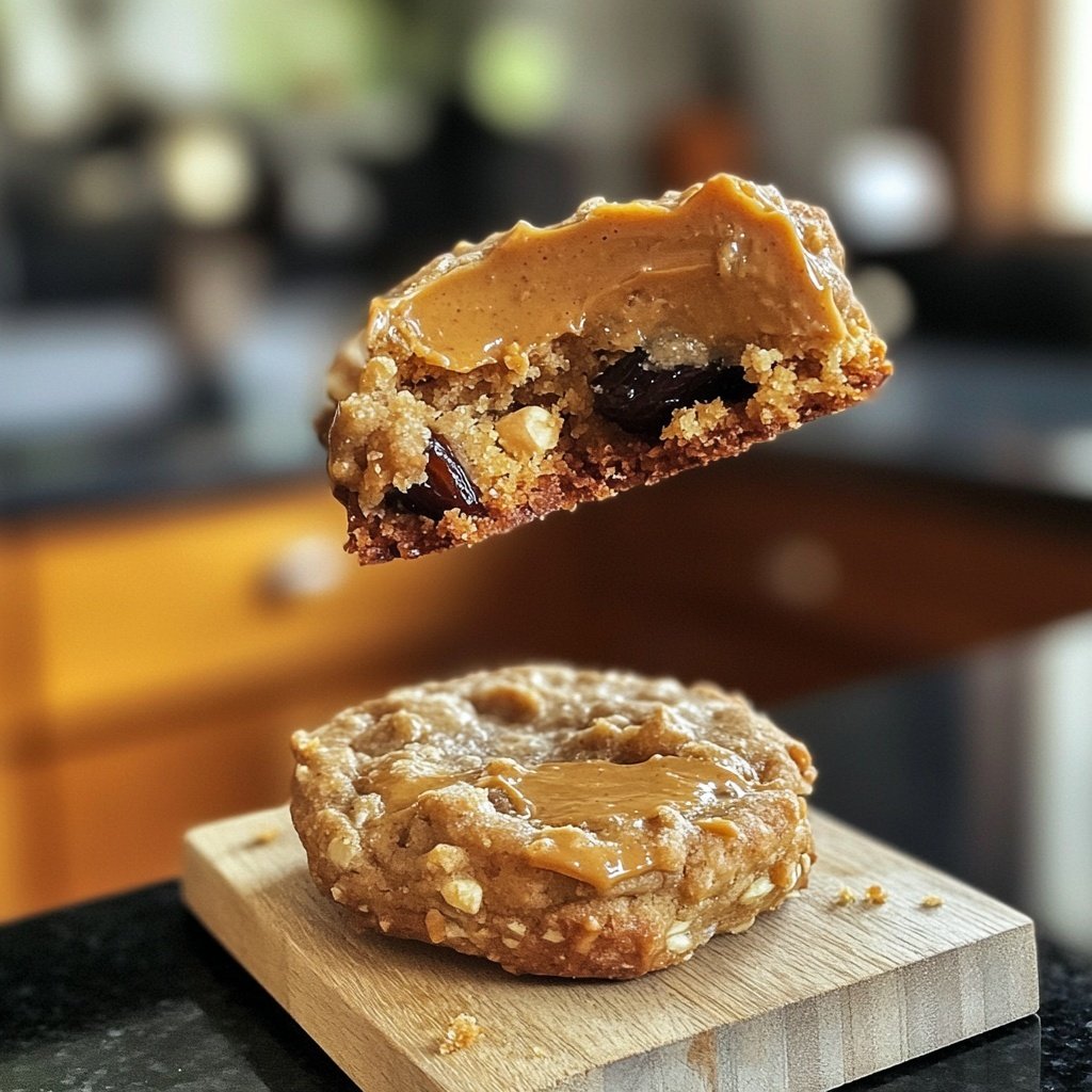 Gesunde Kekse mit Datteln & Erdnussbutter